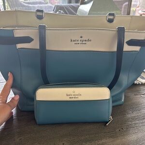 Kate Spade purse/tote and wallet